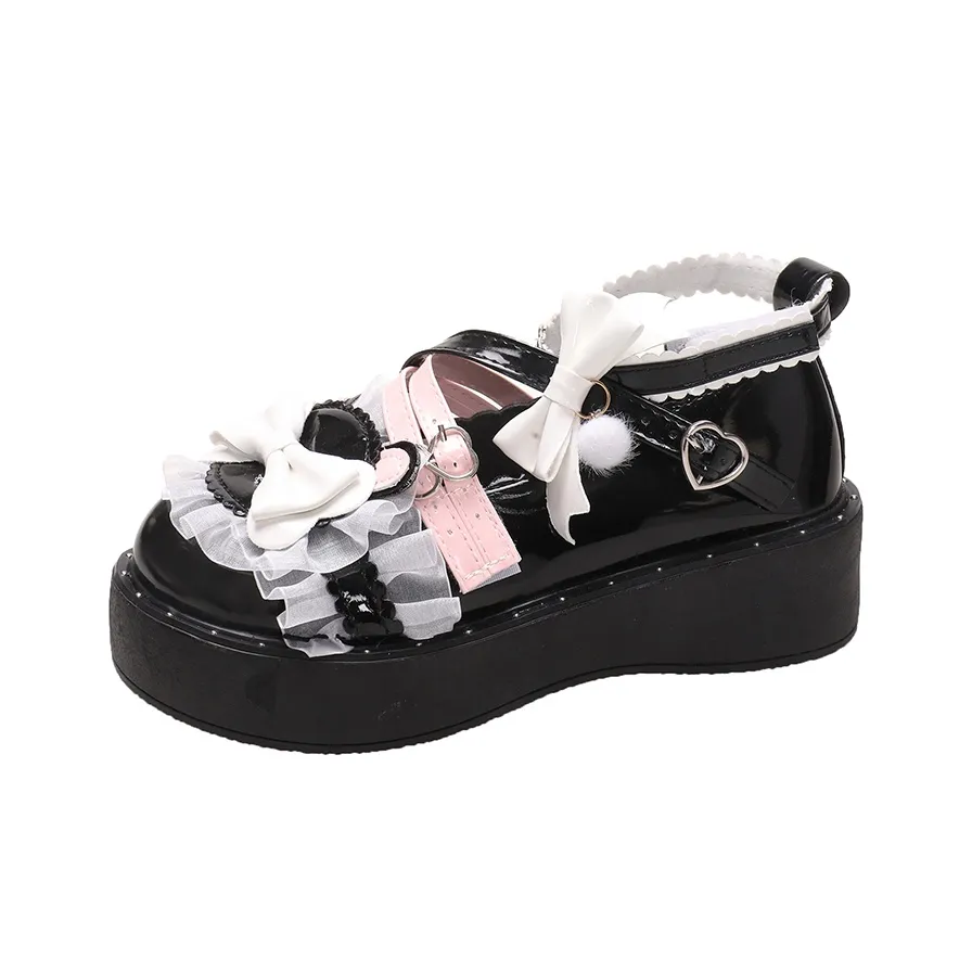 Wuji Платформа Туфли Мэри Джейн 5CM Женские