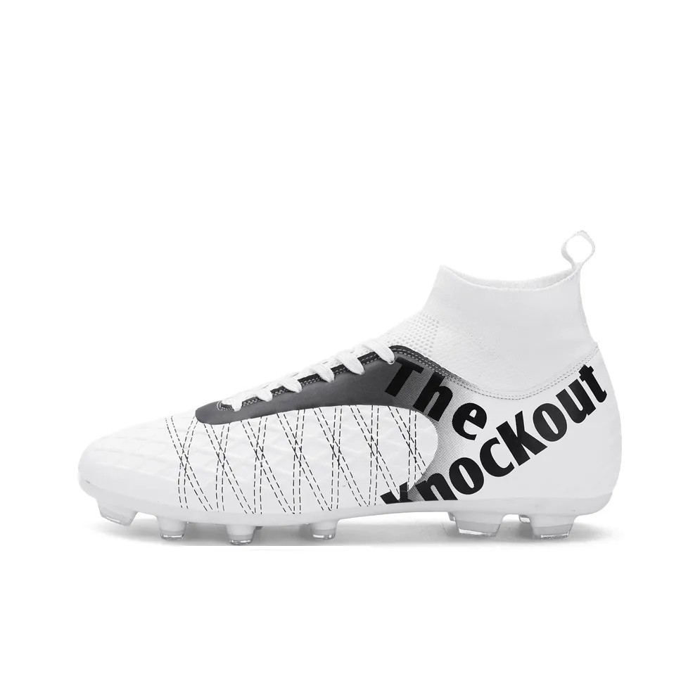 CAMKIDS Противоскользящие Анти-KICK Высокие Топы Детские Футбольные Бутсы Подростки