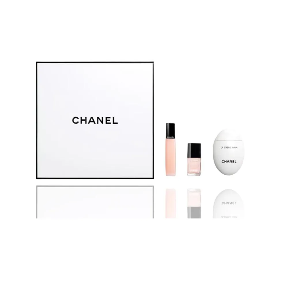 CHANEL 2024 Рождественская коробка Ограниченная серия Hands Наборы для ухода Увлажняющие и увлажняющие 11 мл + 13 мл + 50 мл