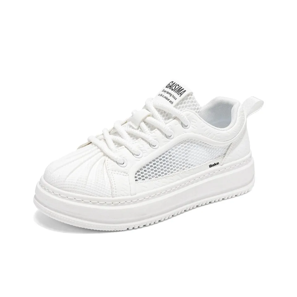 BAKE противоскользящие и дышащие низкие кеды для скейтбординга мужские