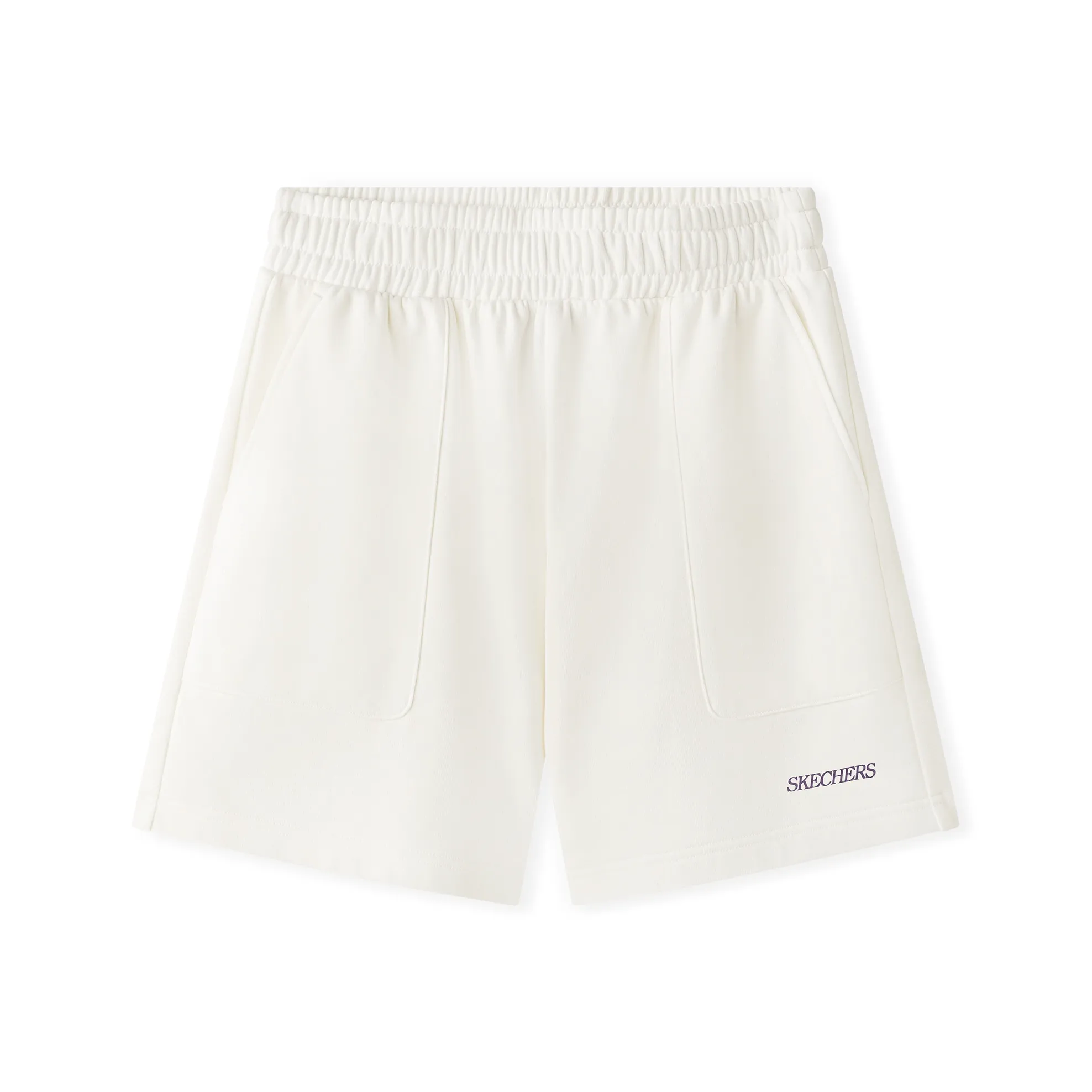 Skechers Повседневные шорты Женские Зефирно-белые