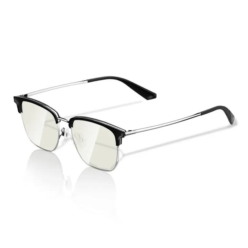 MI β-титан Оправа «брови» Оправы для очков Унисекс Серебряный