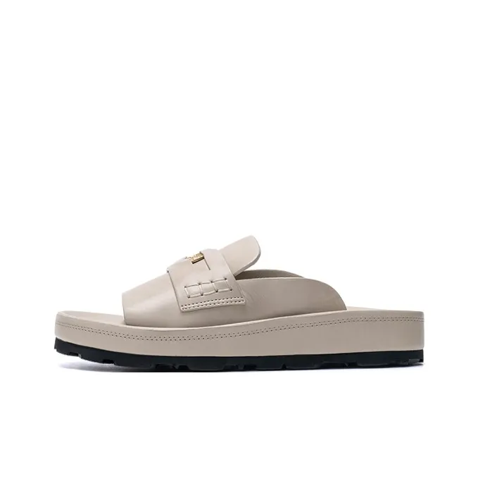 Martniel Резиновая подошва Slip-resistant Слипоны Женские Абрикос