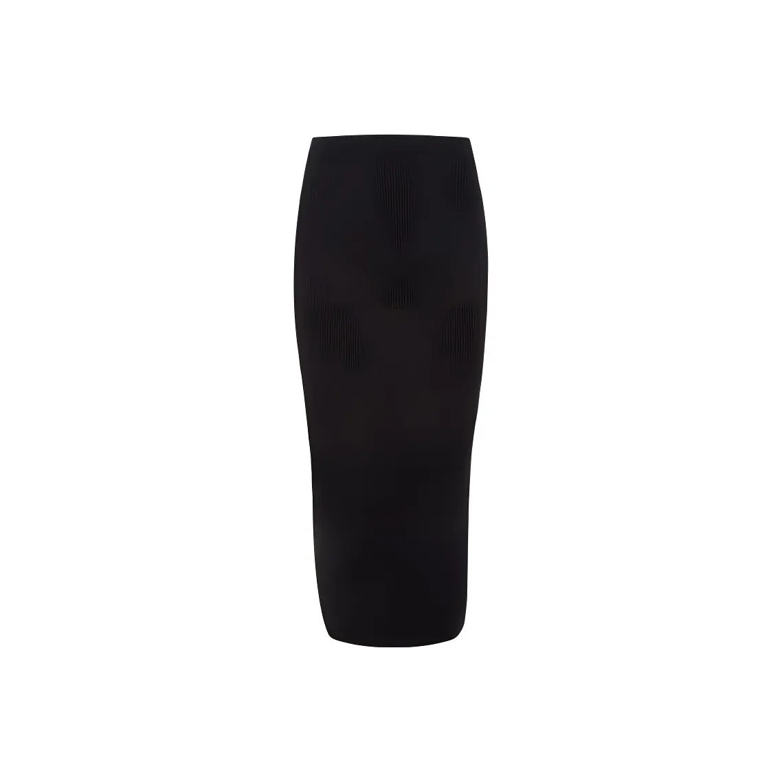 Alexander McQueen Rib-Knit High-Waisted Midi Skirt