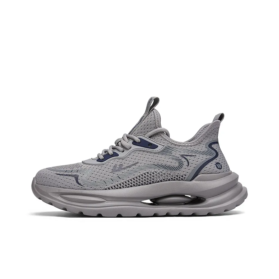 Warrior Abrasion Resistant Breathable Height Increasing Low Top Casual Running Shoes Men's