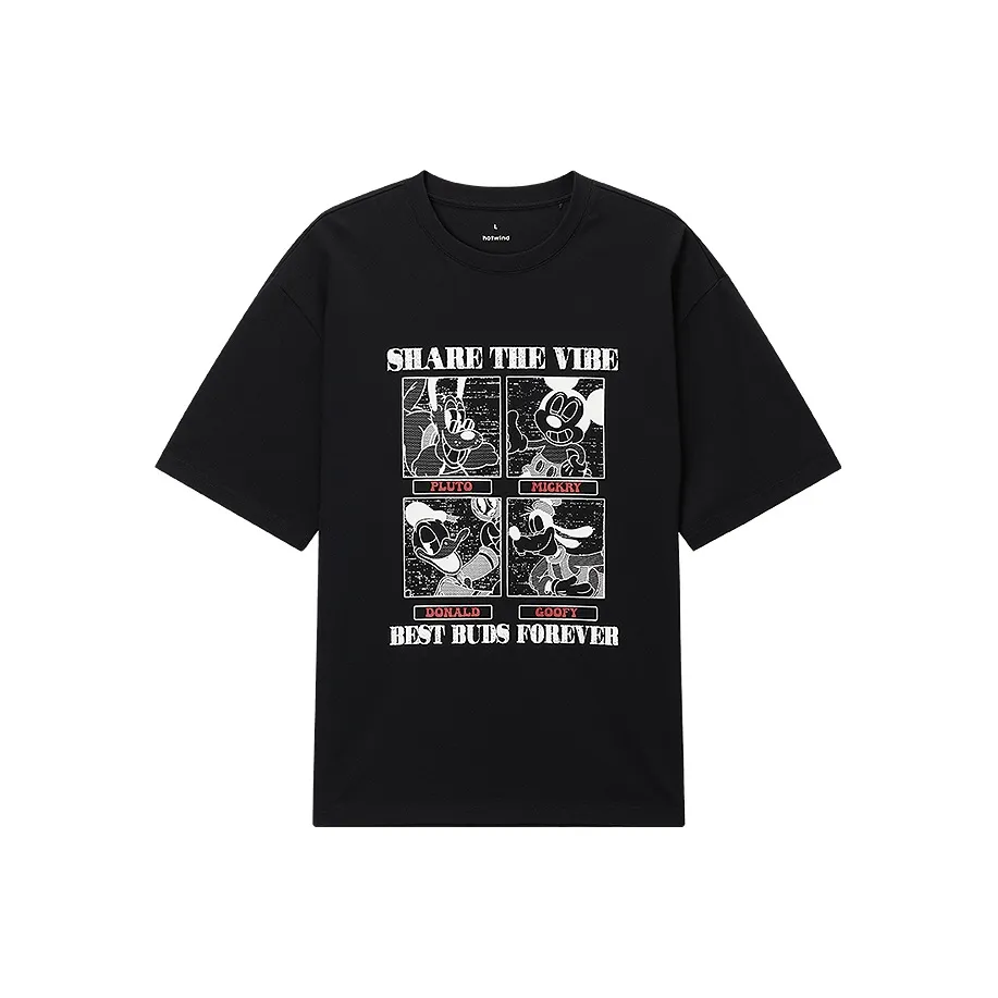 Hotwind Mickey Family Series T-Рубашка Мужская