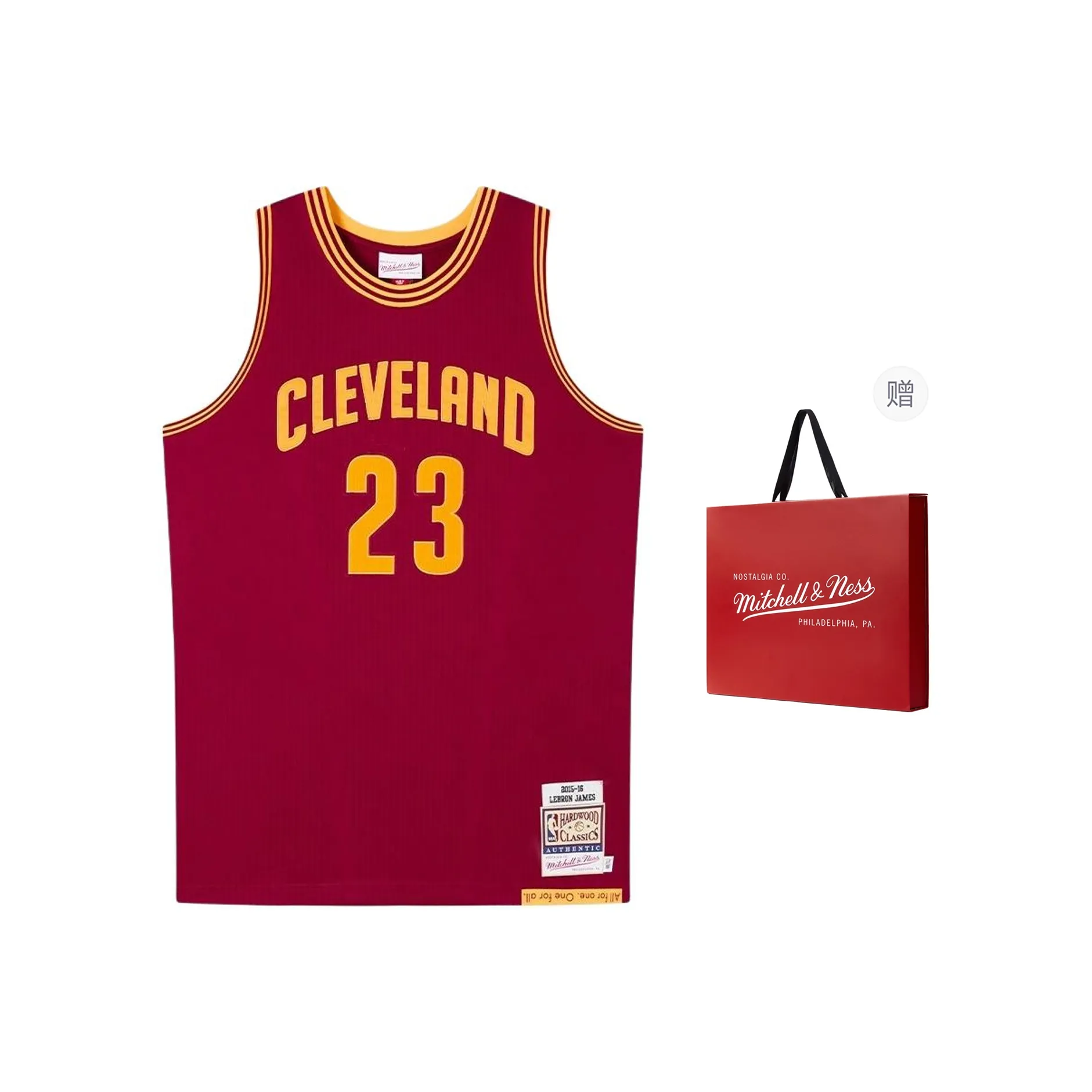 MITCHELL NESS X NBA Cleveland Knight James Баскетбольная Джерси Мужская Рыцарь Джеймс Красный