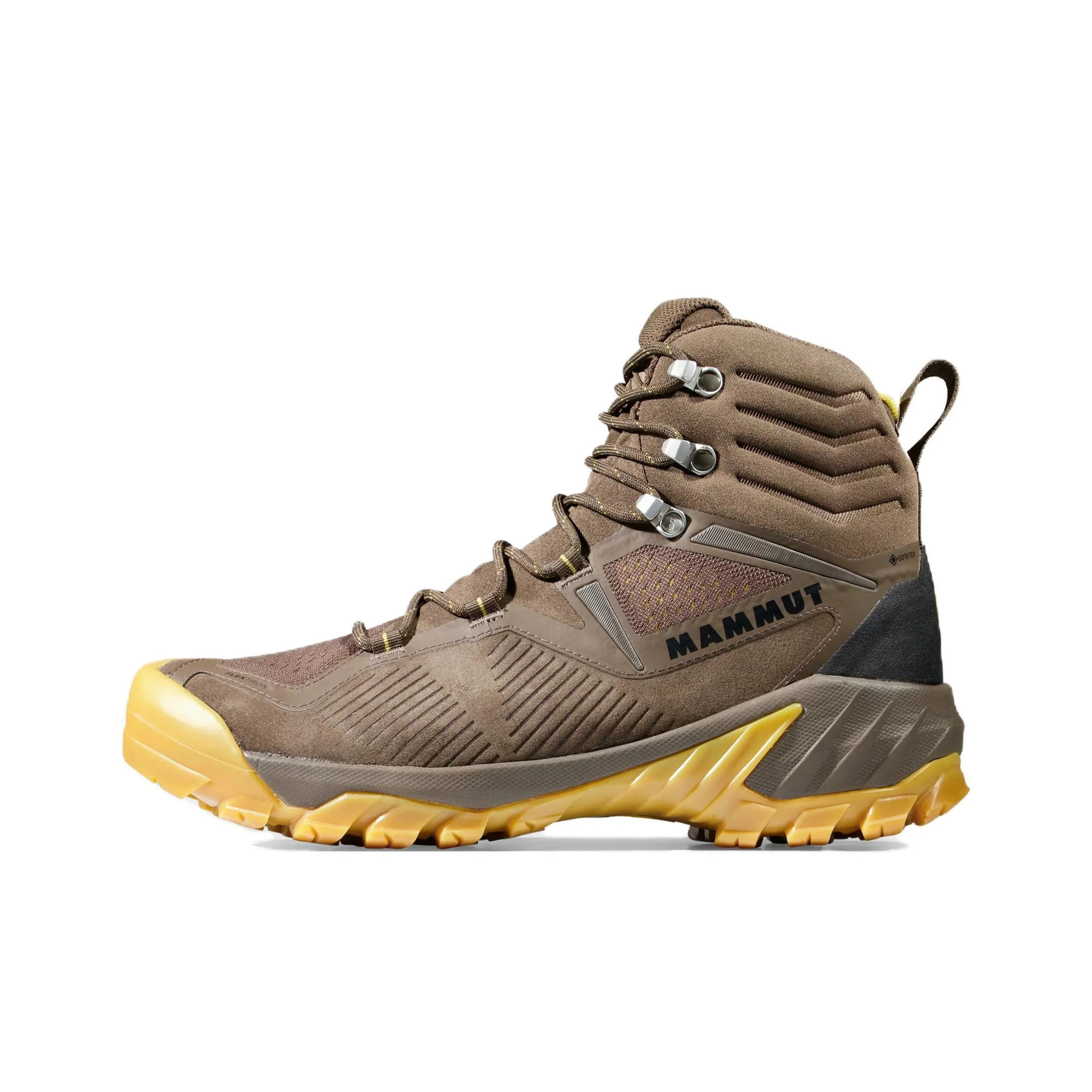 MAMMUT Sapuen Противоскользящая Устойчивая к истиранию Высокий Топ Альпинистская Обувь Мужская Коричневый