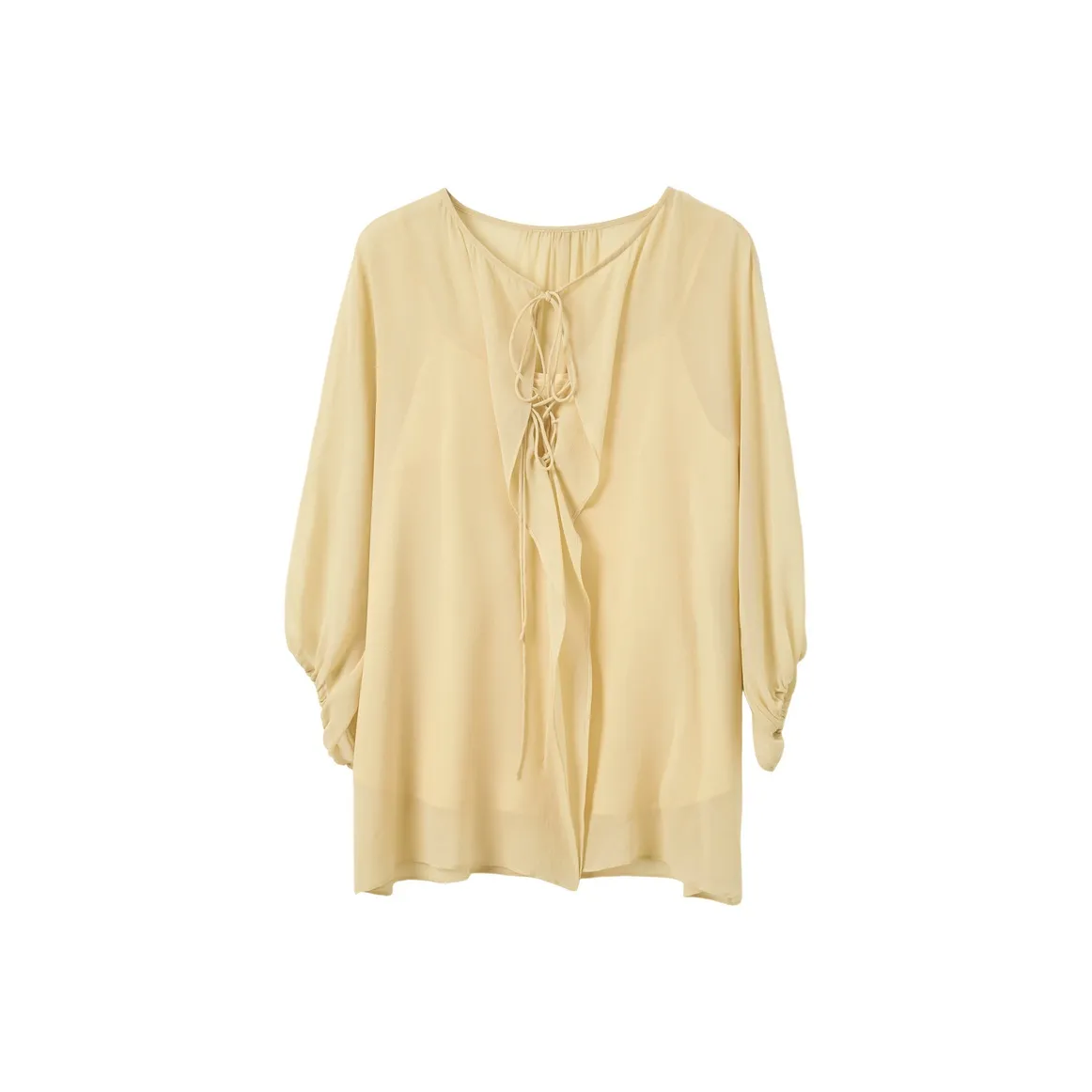 3COLOUR Светло-желтые Женские Рубашки