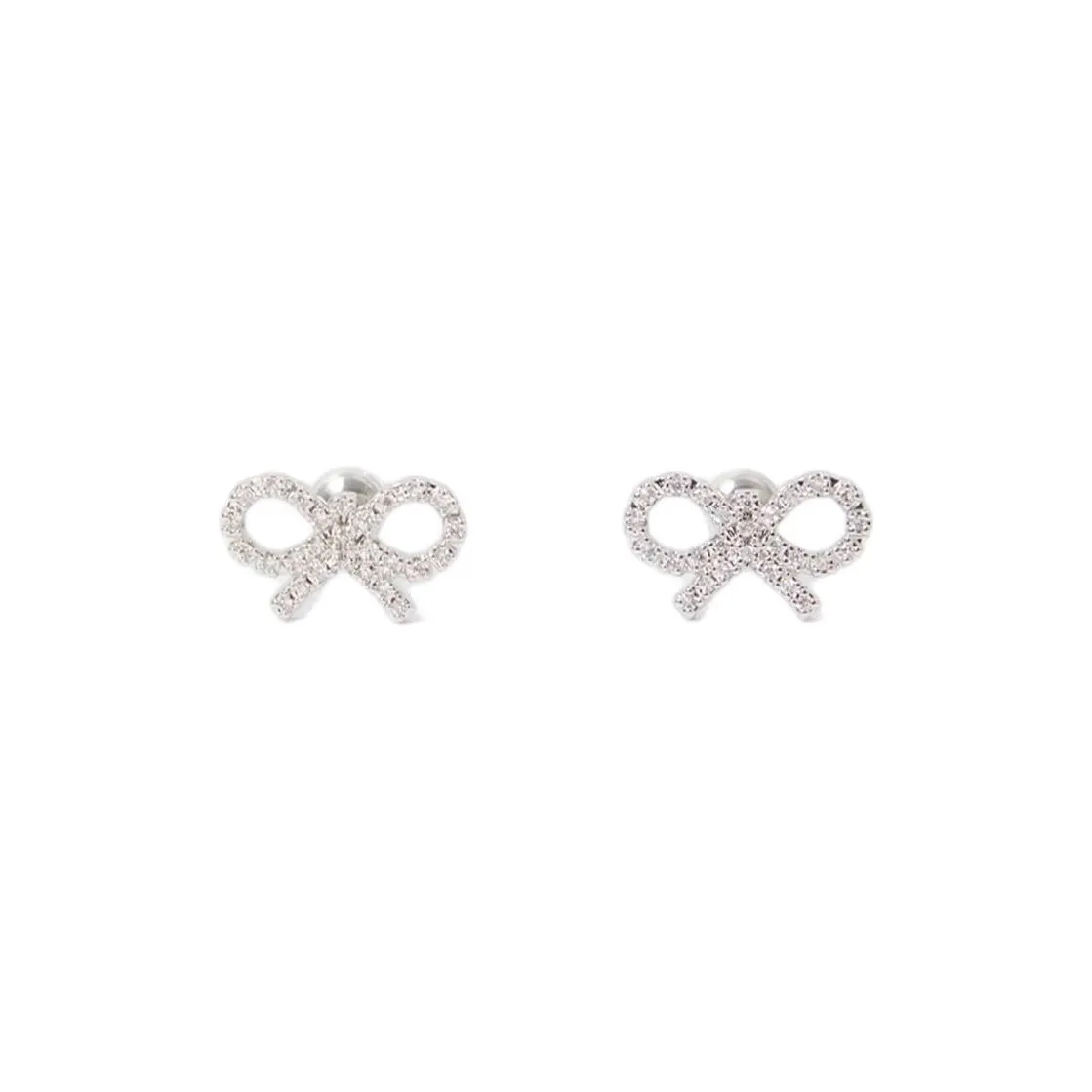 Self portrait Micro Bow Earrings