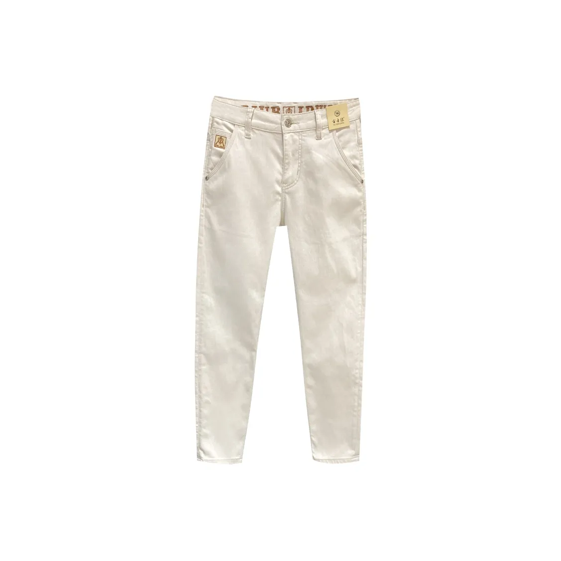 GUSHILANG Розовое золото Желтый Мужские Джинсы