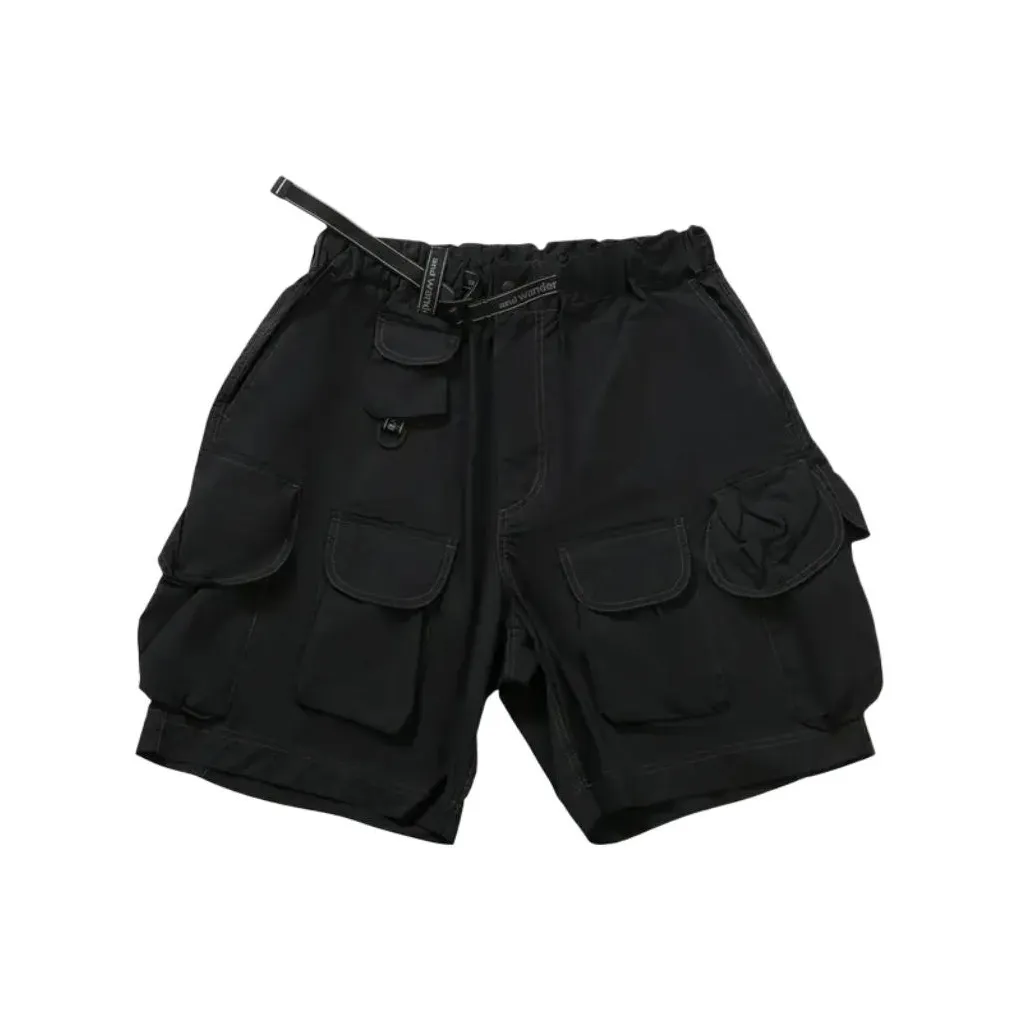 And Wander Повседневные шорты Мужские Черные