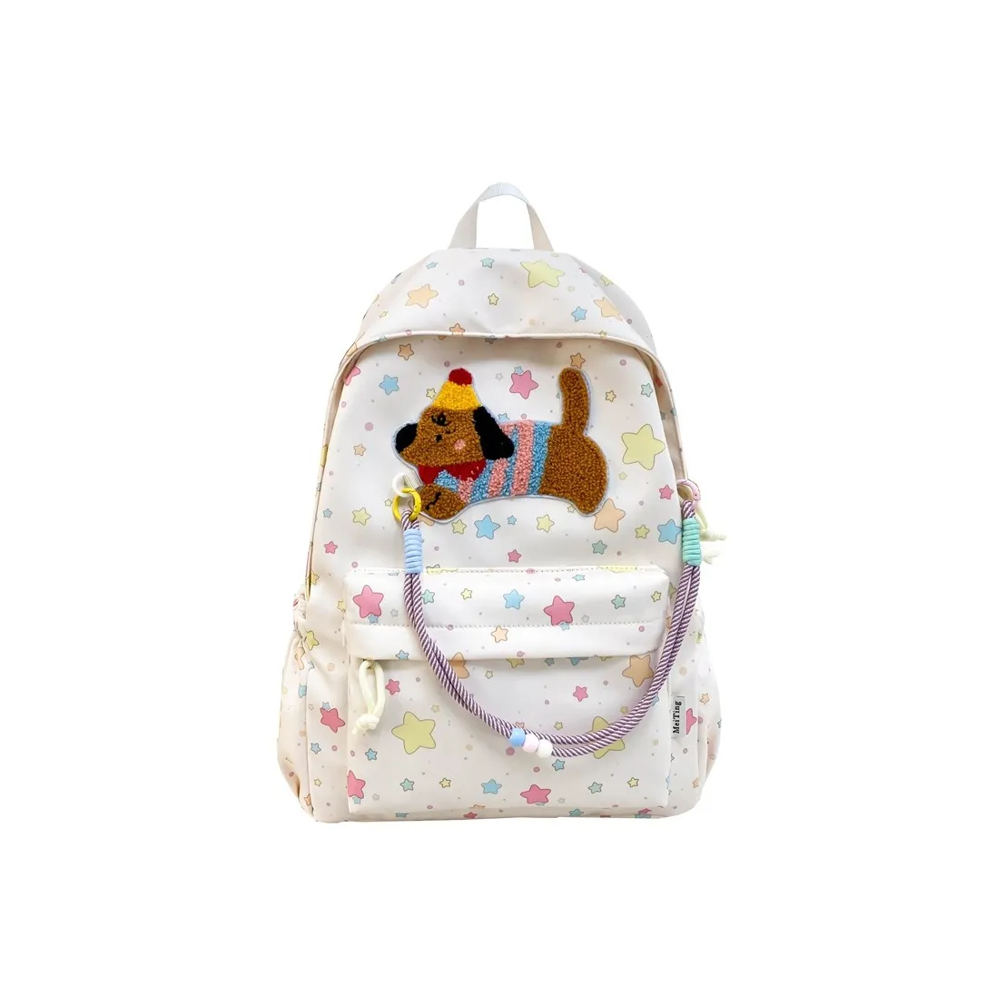 NANXIAOXIANG Нейлоновый рюкзак для женщин Бежевый Звезда Белый Звезда Бежевый Точка Белый Точка Кофейный Маленький цветок Розовый цветок