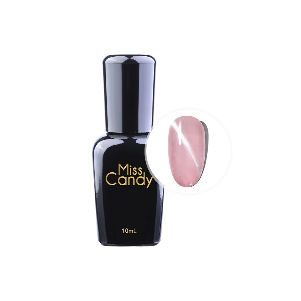 Miss Candy Кожа Ухаживающая Стеклянные Бусины Коллекция Cat's Eye Collection Мягкий Гель-Лаки для Ногтей с Росистым Эффектом