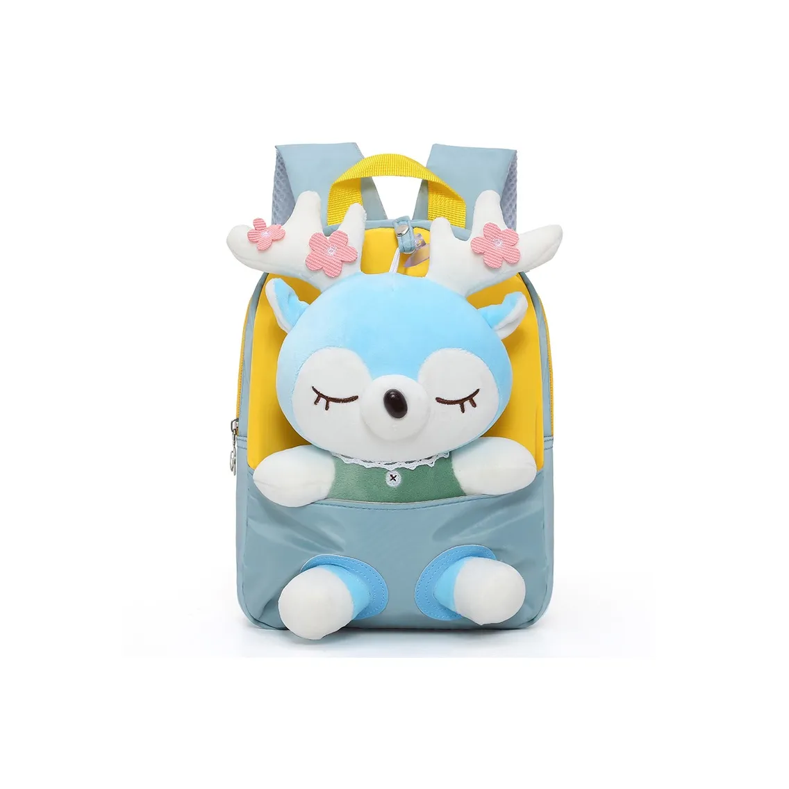 Rainbow Girl Nylon Fabric Backpack Kids' Multicolor