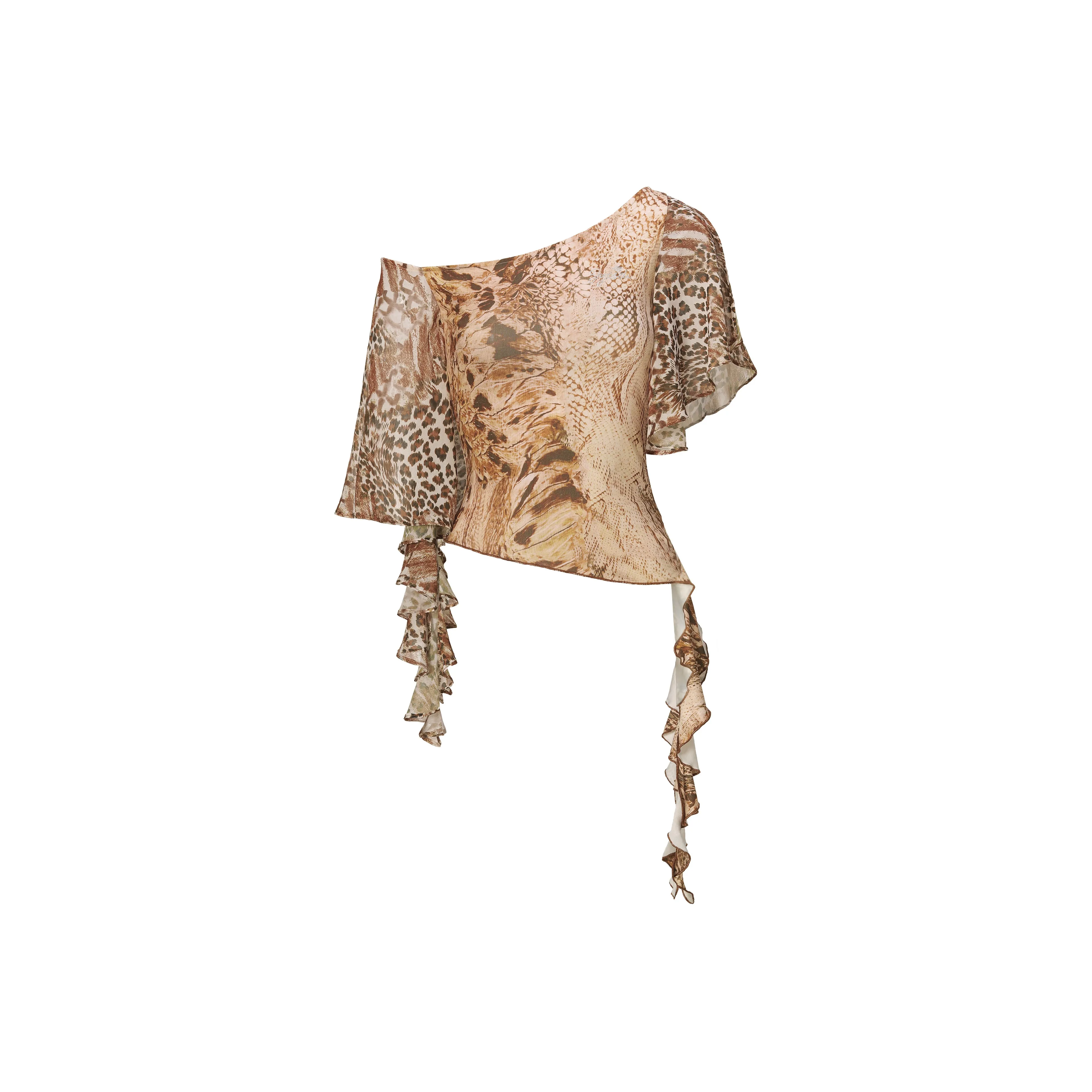 JYOSEI Коричневый Женские Короткие Топы