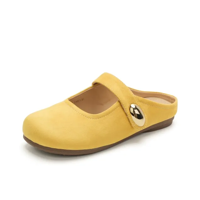 JOSINY Резиновая подошва Тихий Противоскользящие Домашние тапочки Женские Желтые