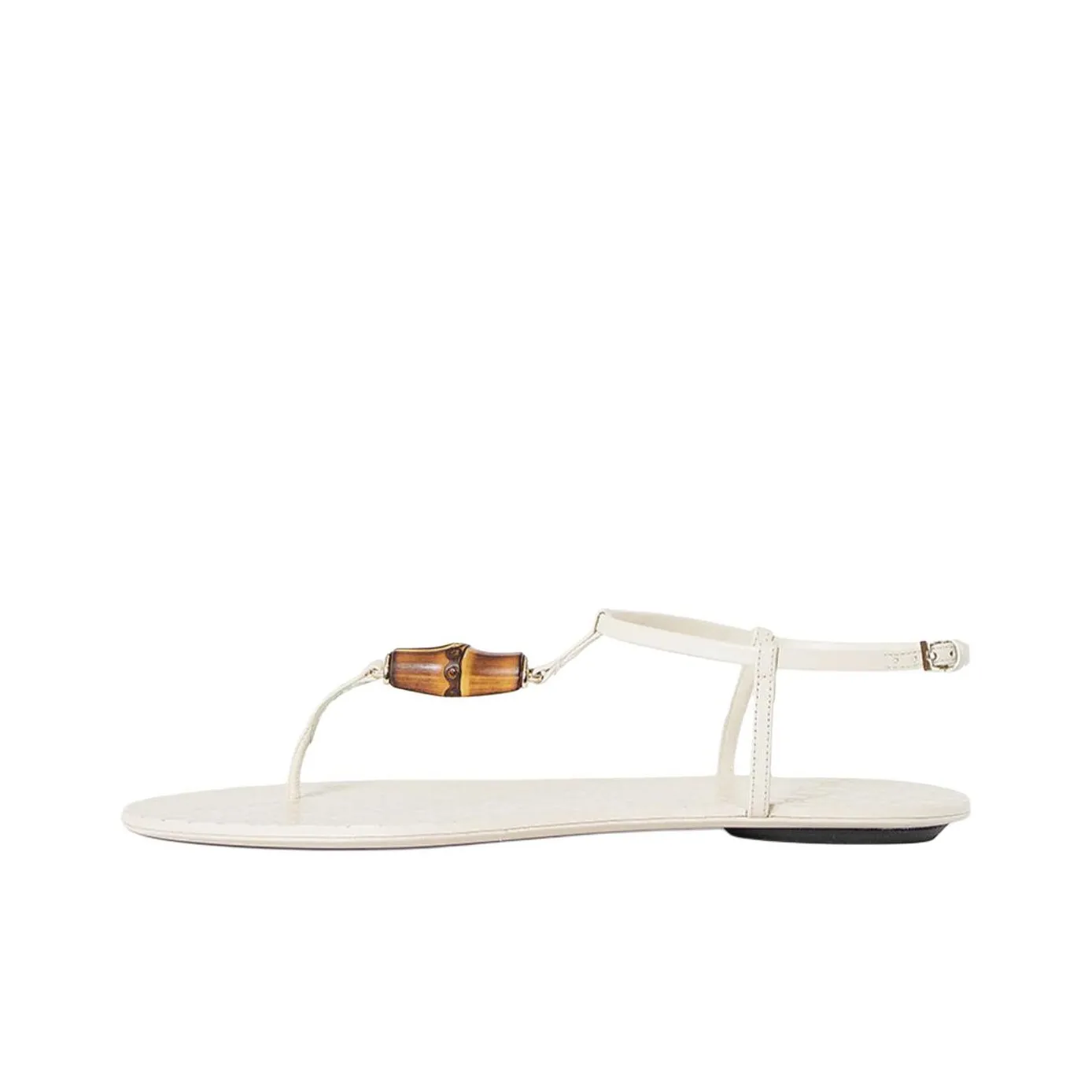 GUCCI One Strap Sandals Women's White
