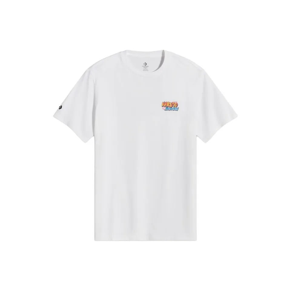 Конверс x NARUTO SHIPPUDEN T-рубашка унисекс белая