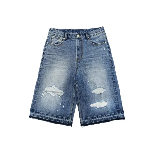 Far Archive SS25 Blue Мужские джинсовые шорты