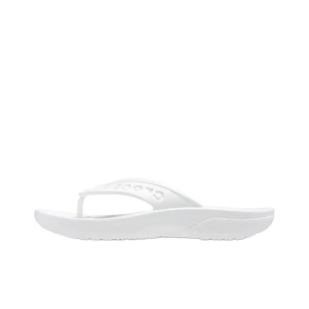 Crocs Baya 2 Slip-Resistant Flip-Flops Unisex White