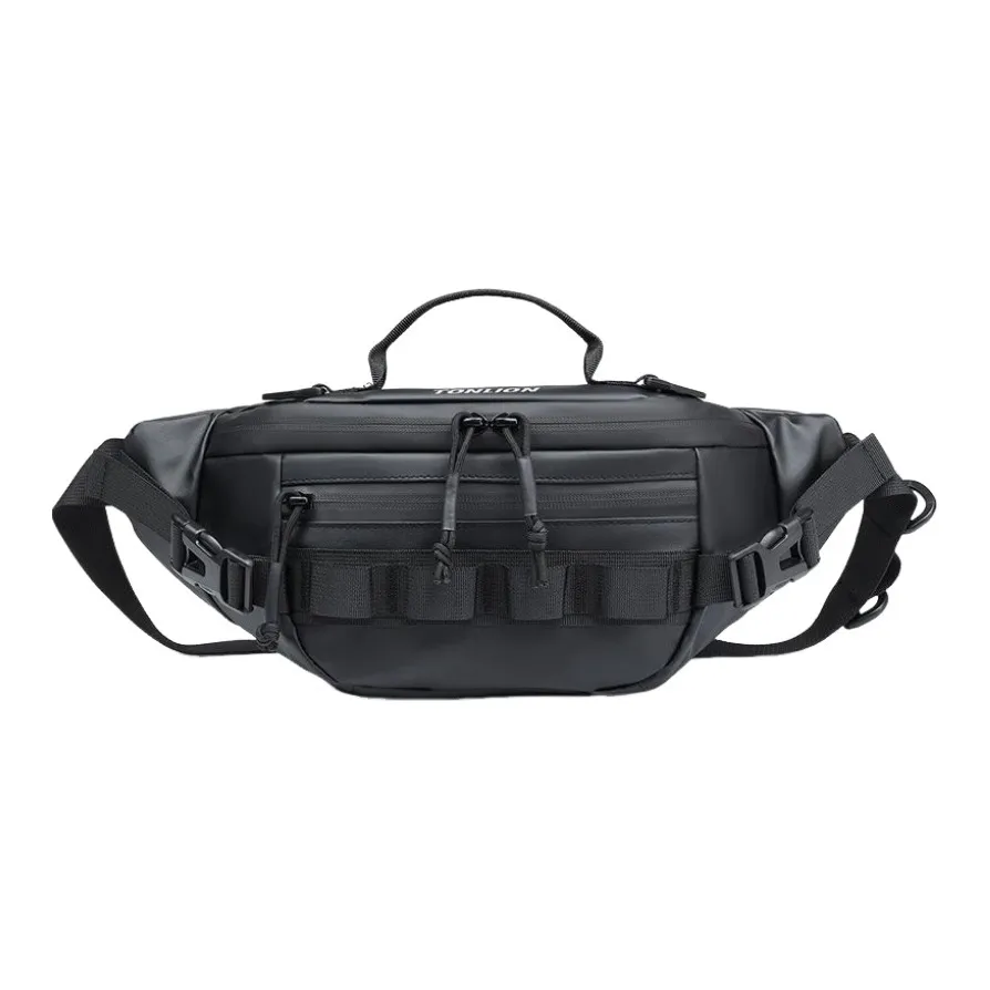 Tonlion ПУ (полиуретан) Сумка через плечо Стандартная Унисекс Черная