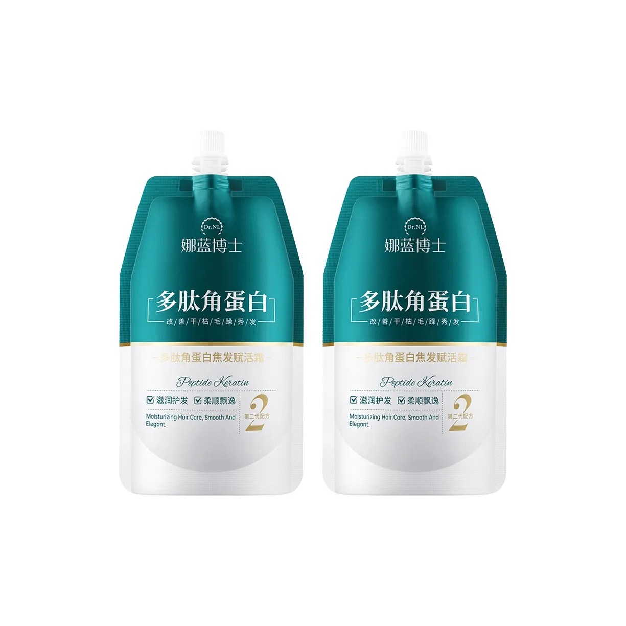 DR.NL Peptide Keratin Подъемный Крем Volumizing and Fluffing Up Уход за поврежденными волосами с контролем пушистости 250 г