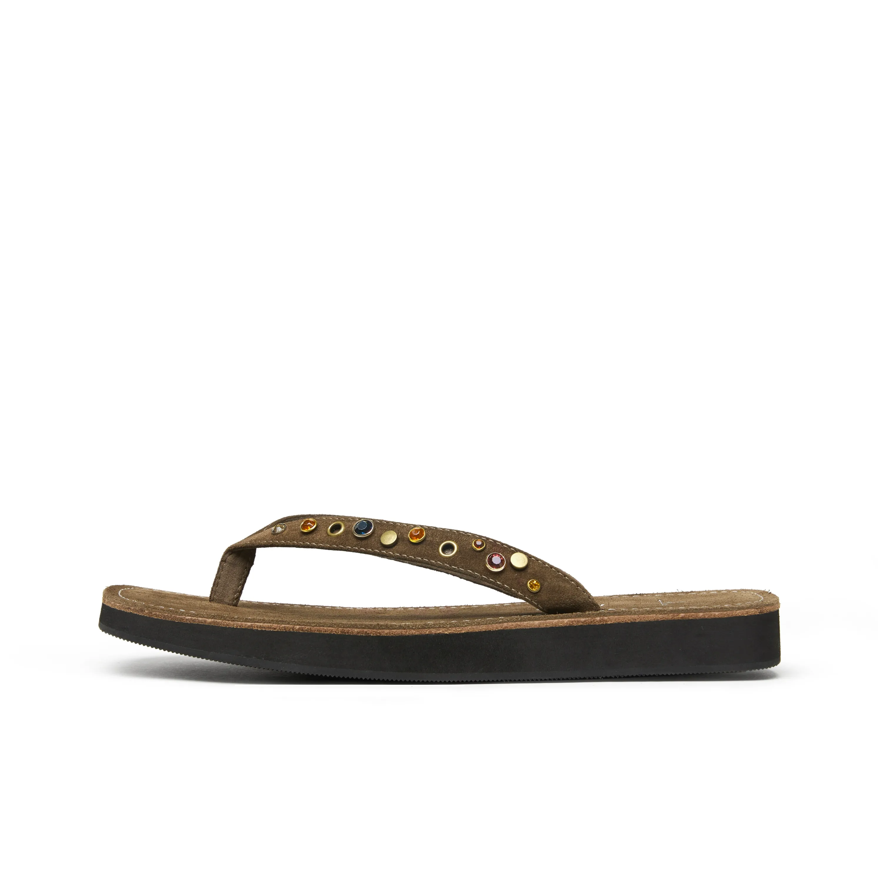 ARCcc Аbrasion Resistant Шлепанцы Женские Темно-кофейный