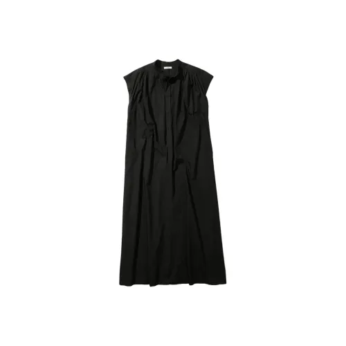 ATON Black Женские Короткие Платья с Рукавами