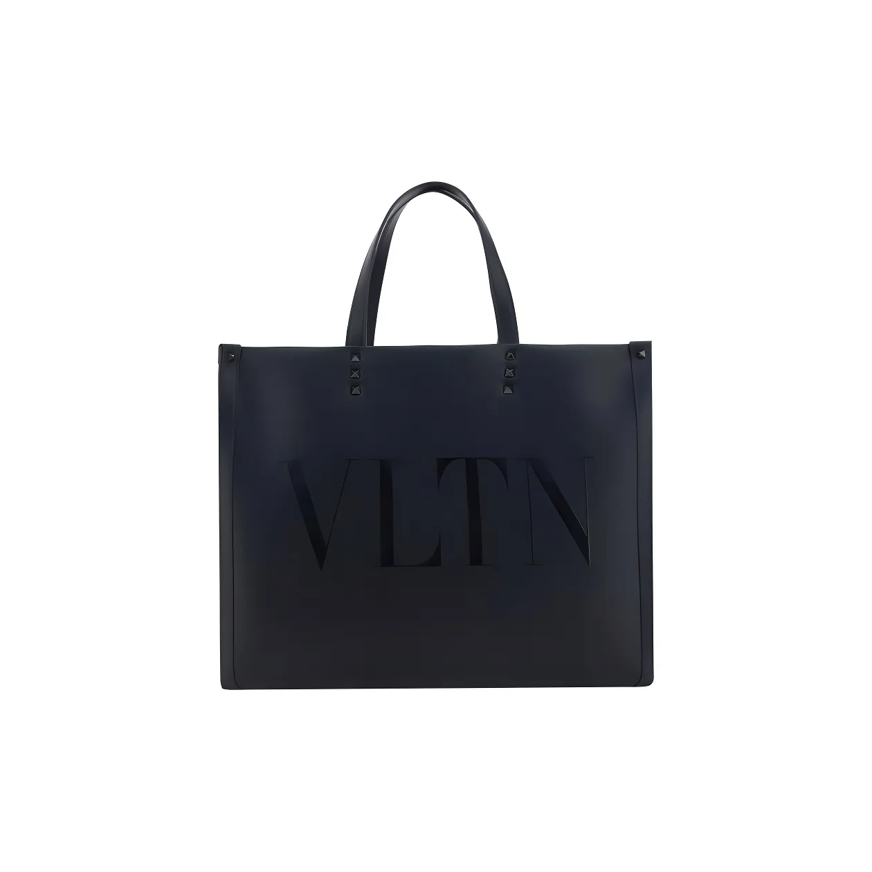 Valentino VLTN Logo Printed Medium Tote Bag