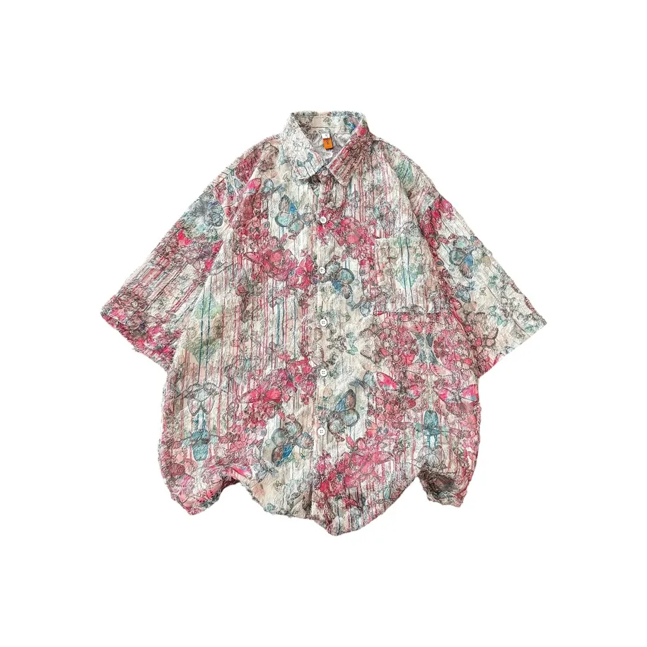 TESTUNG Красный Унисекс Рубашки