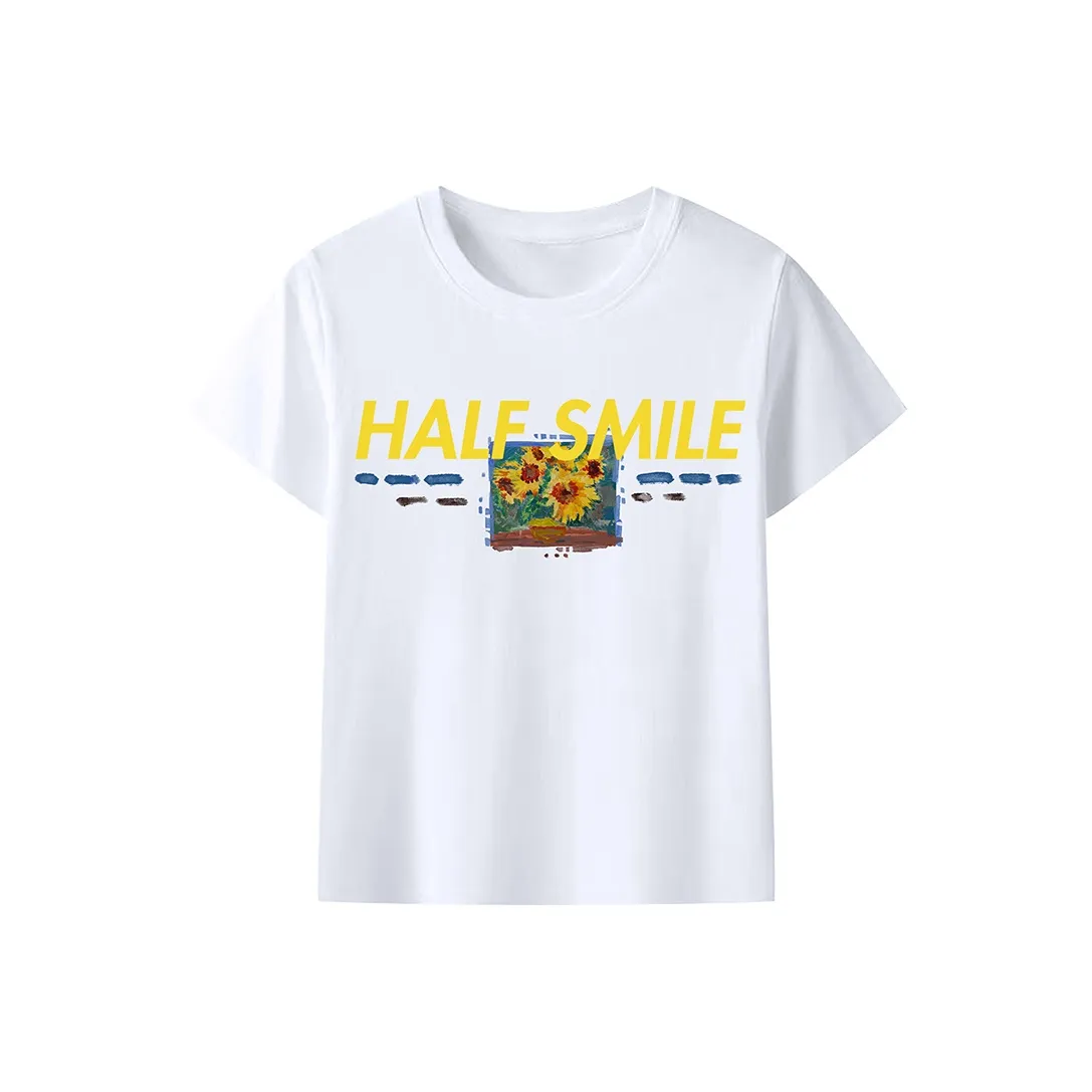 BANGEWEIXIAO Стандартная T-рубашка унисекс белого цвета