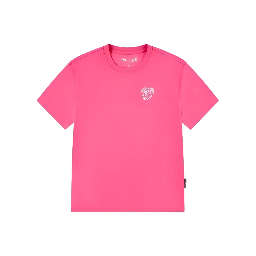 QIAODAN x FENHONGBAO LIANMINGKUAN Т-рубашка Мужская Dango Розовая