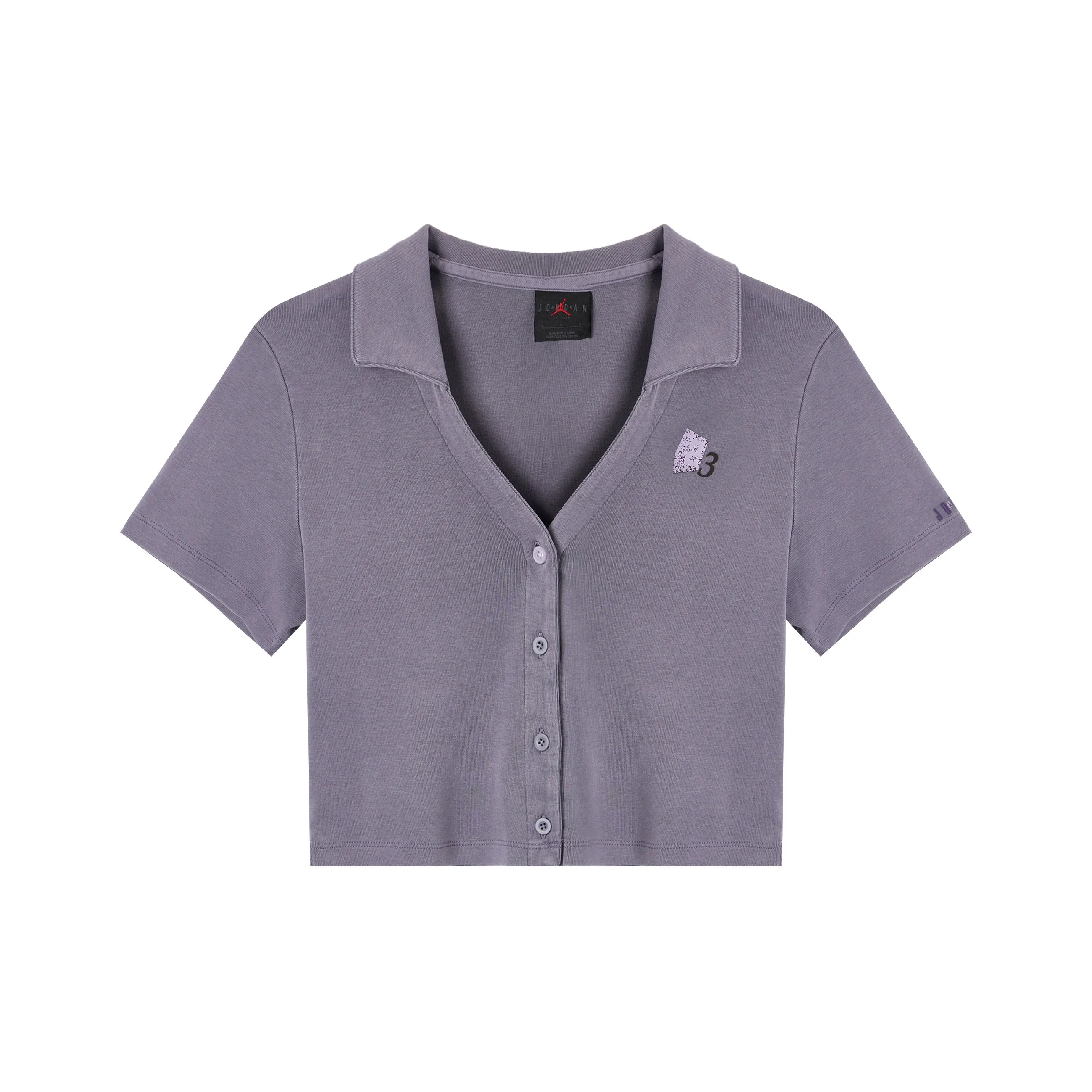 Jordan Crop Tops Women's Dawn Dark Purple