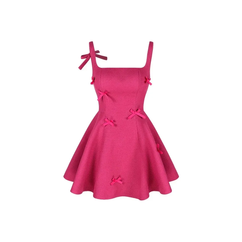 PAZZO Розово-красные Женские Слиплатья