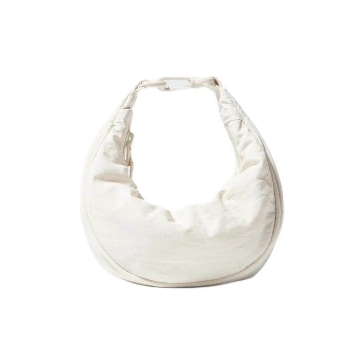 UNIQLO Нейлон Одно Плечо Сумка Экстра Мини Женская Белая