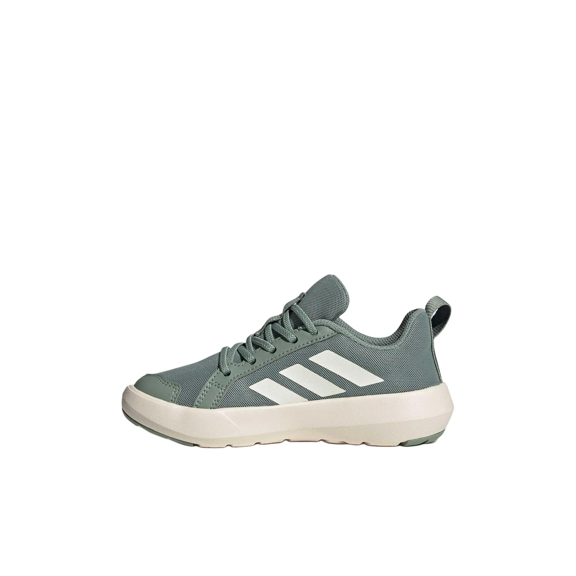 Adidas Terre Slip-resistant Abrasion-resistant Low Top Детская Туристическая Обувь Зеленый Белый Детская