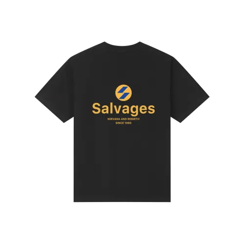 THE SALVAGES FASHION CLUB Черная унисекс футболка