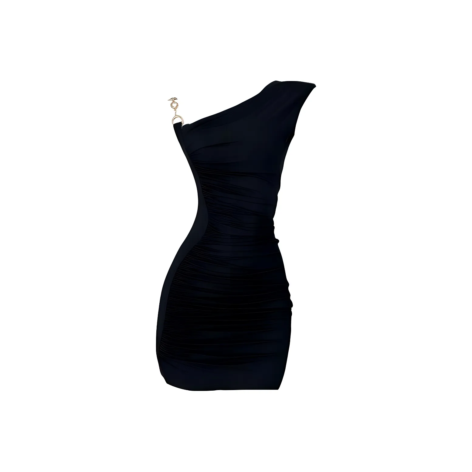 IQC Черные Женские Платья без рукавов