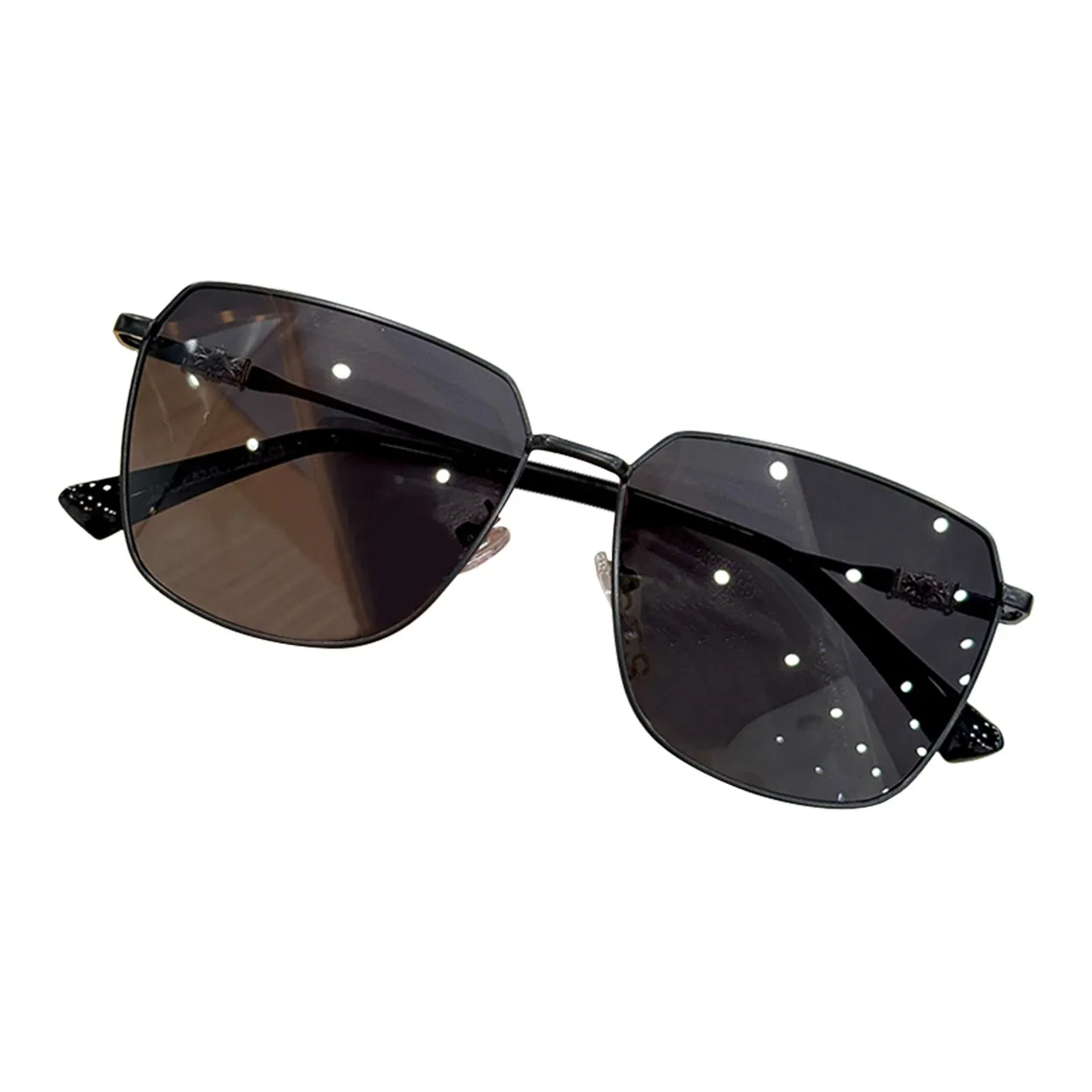 Youyoulan Титановый сплав Квадратные Солнцезащитные очки Унисекс