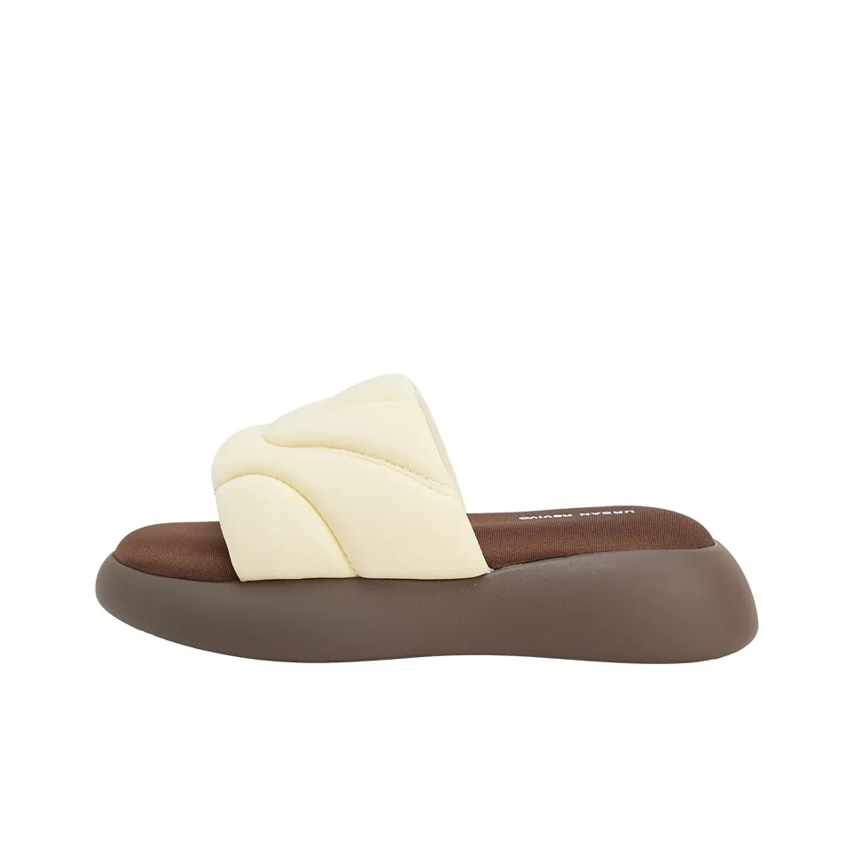 URBAN REVIVO Тихий Слипоны Женские Светло-желтые