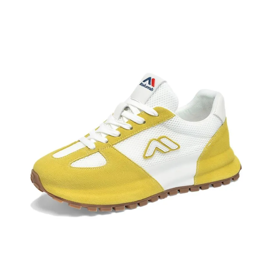 KOLUMB Slip устойчивый к истиранию легкий низкий топ кэжуал женский белый желтый