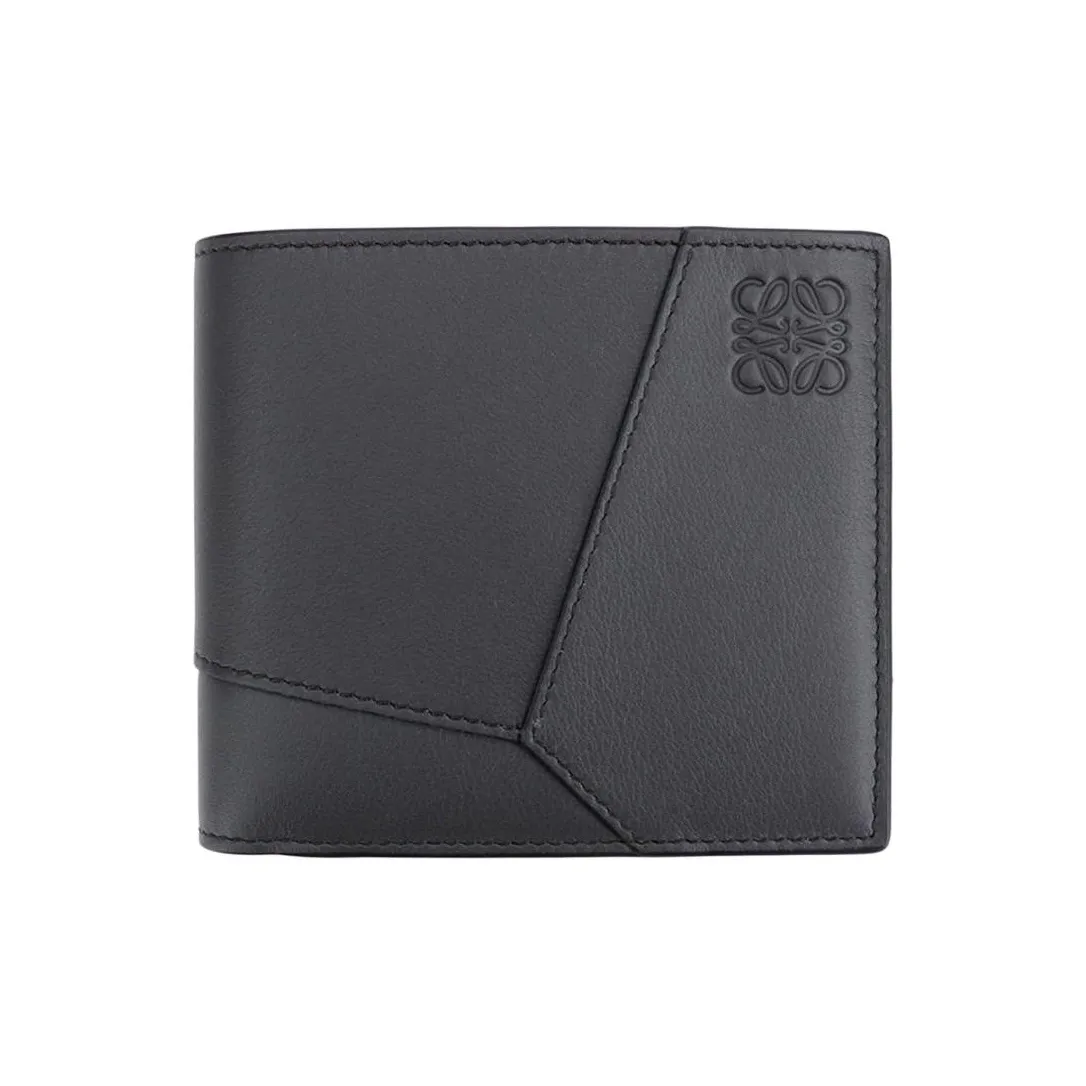 LOEWE Calfskin Wallet Men's Dark Gray