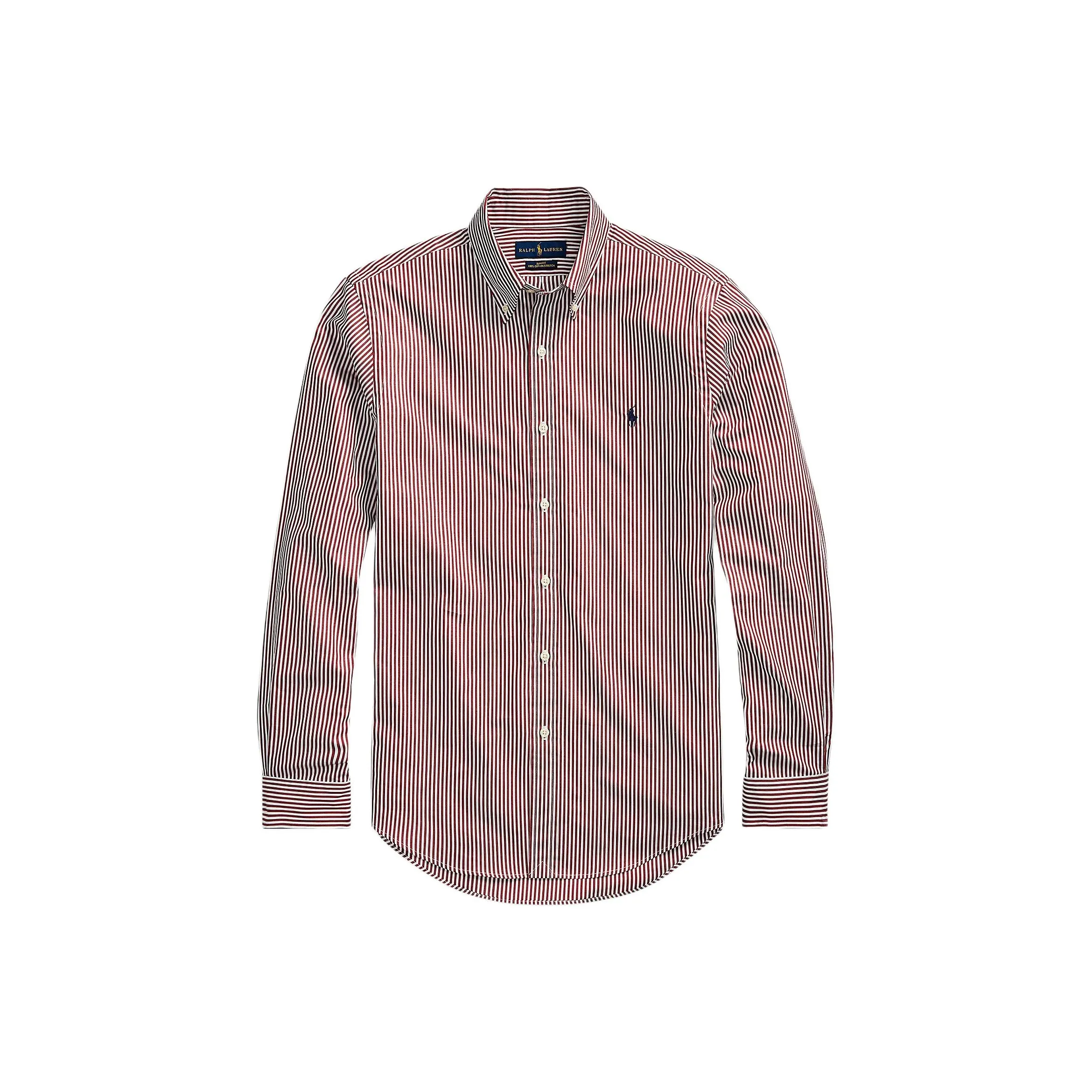 Polo Ralph Lauren SS24 Рубашка Мужская Бордовая