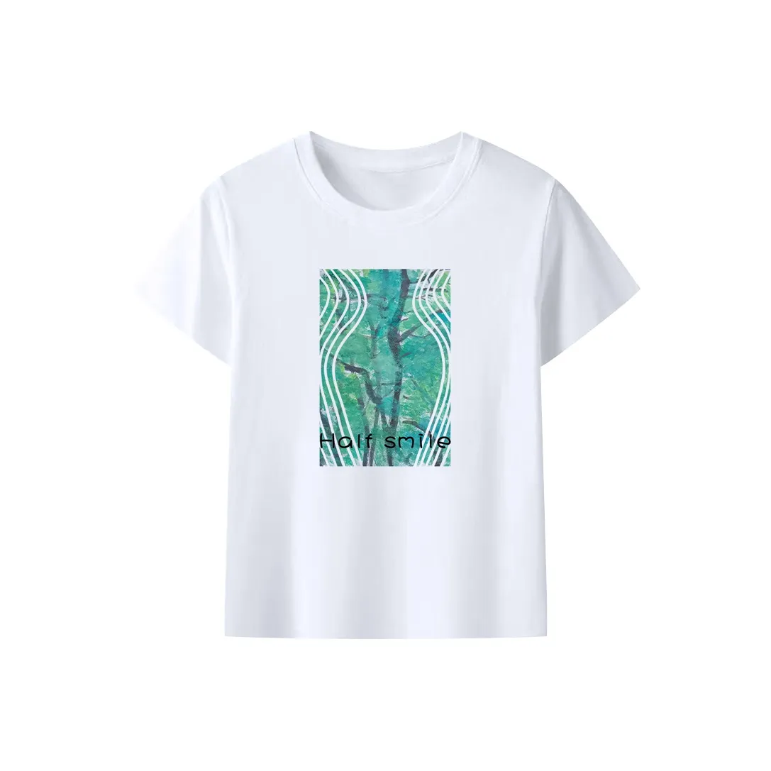 BANGEWEIXIAO Стандартный Белый Короткий Рукав Т-Рубашка Унисекс