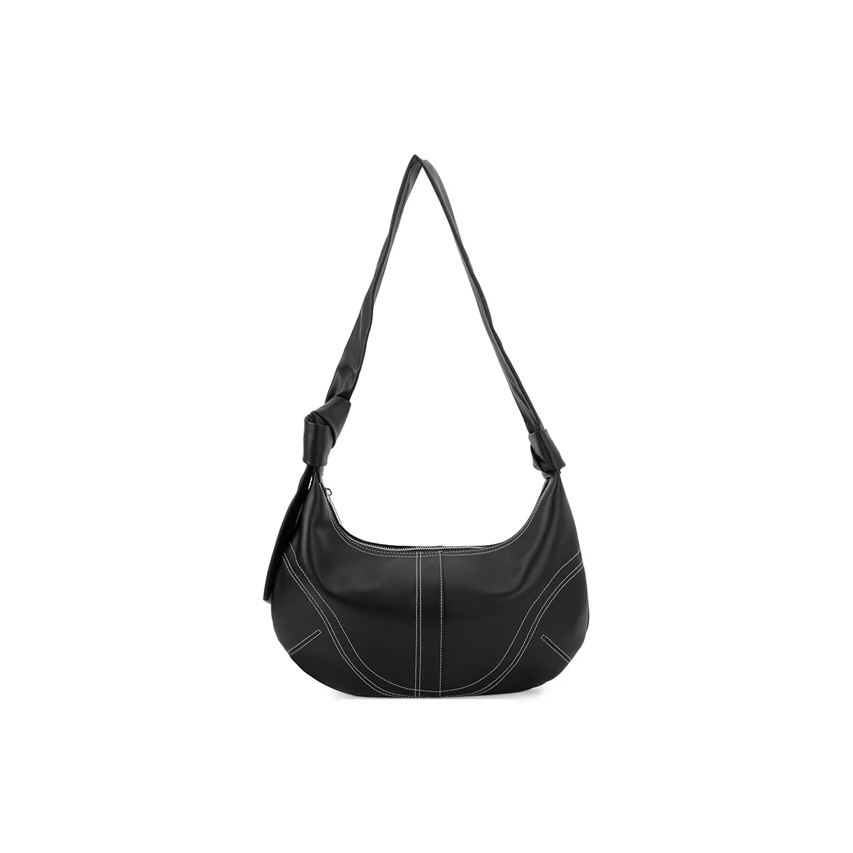 VENOF Коровья кожа Через плечо Подмышечный Crescent Moon Пельмени Сумка на плечо Средний Женские Многоцветный