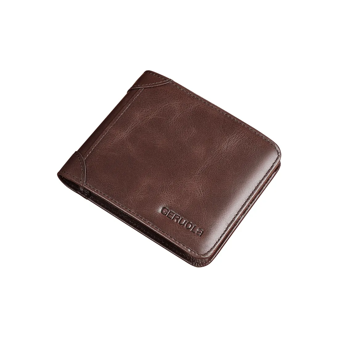 Gorora Кошелек из лощеной коровьей кожи стандартный мужской многоцветный