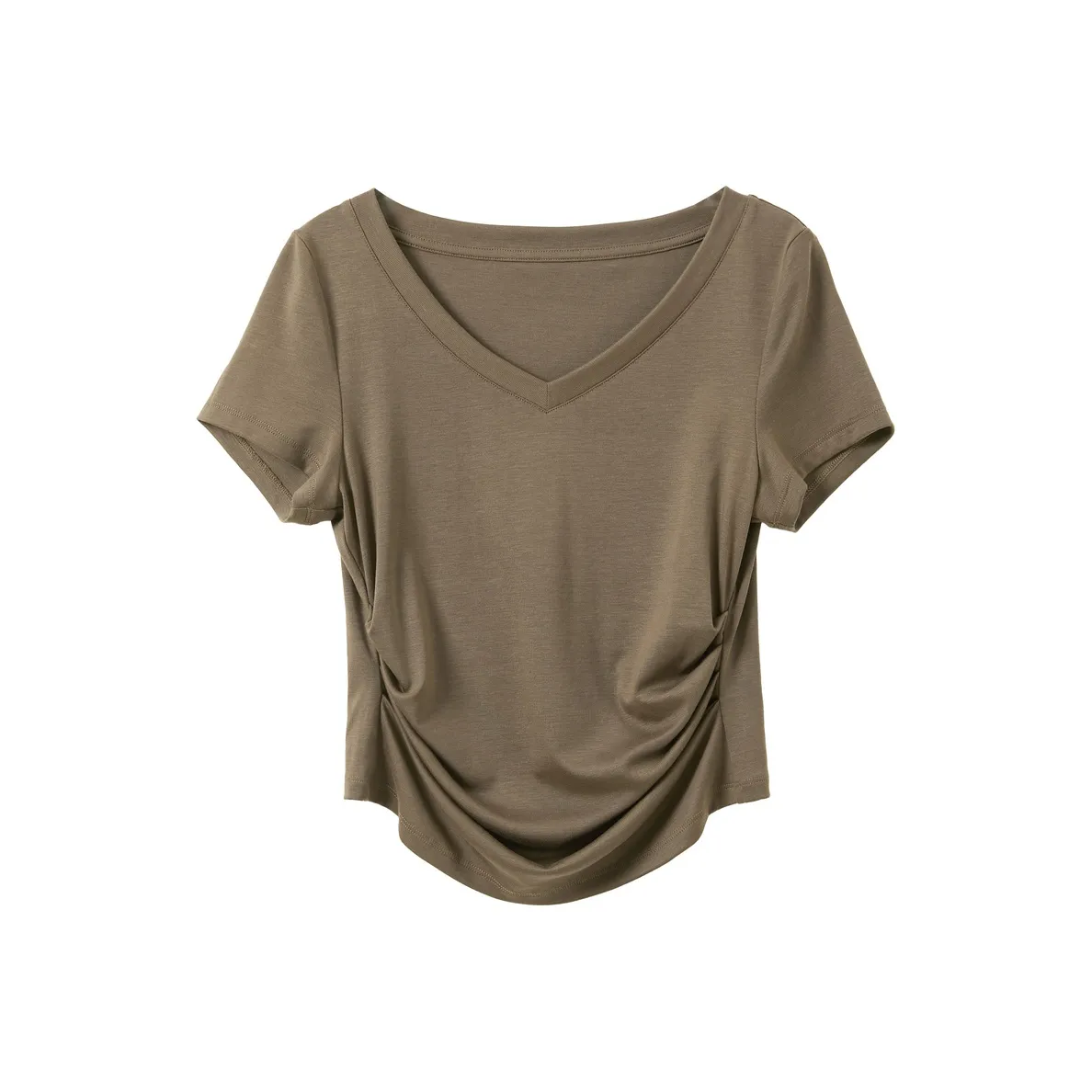 3COLOUR T Shirts Women's Hazelnut Brown