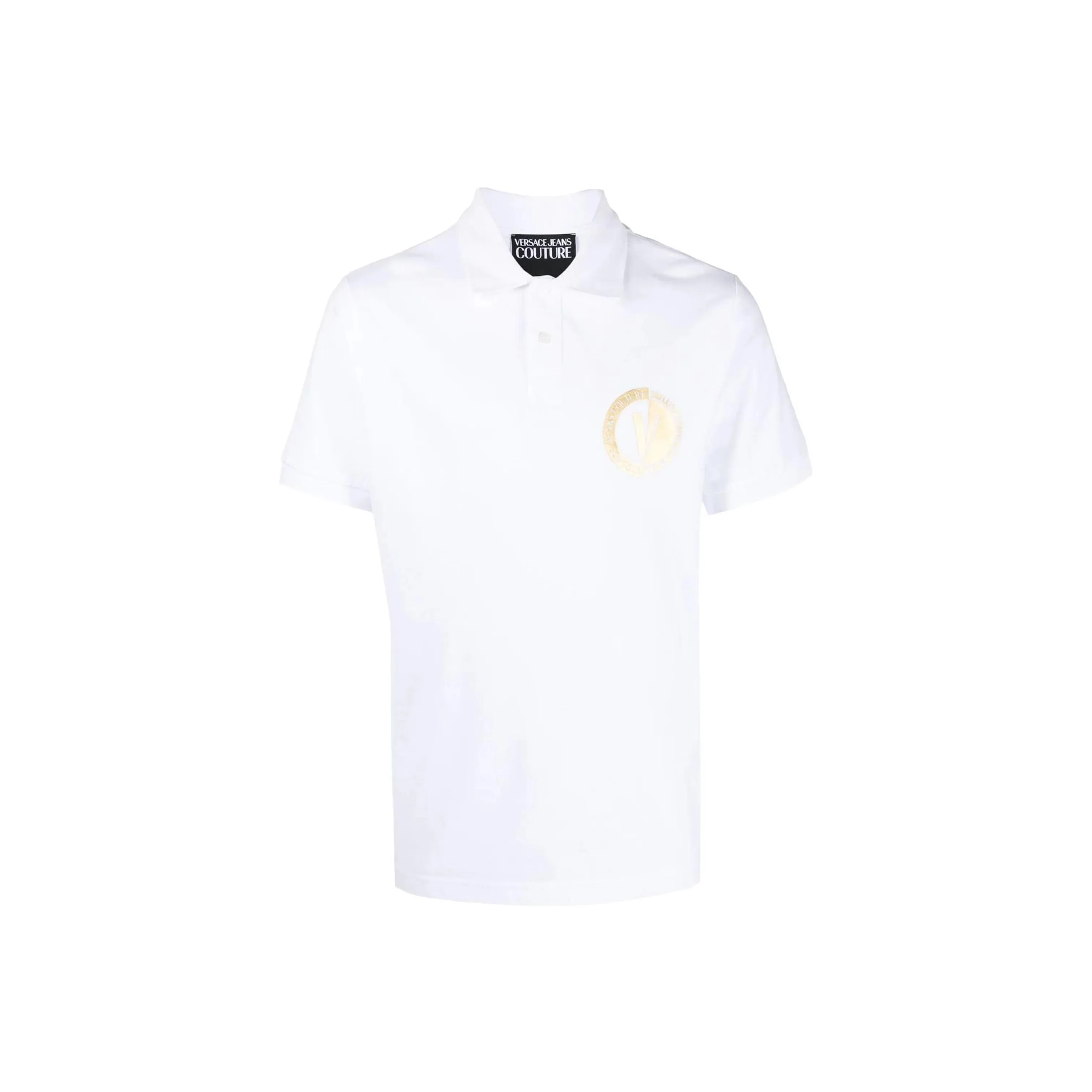 VERSACE JEANS COUTURE Белая Мужская Рубашка Поло