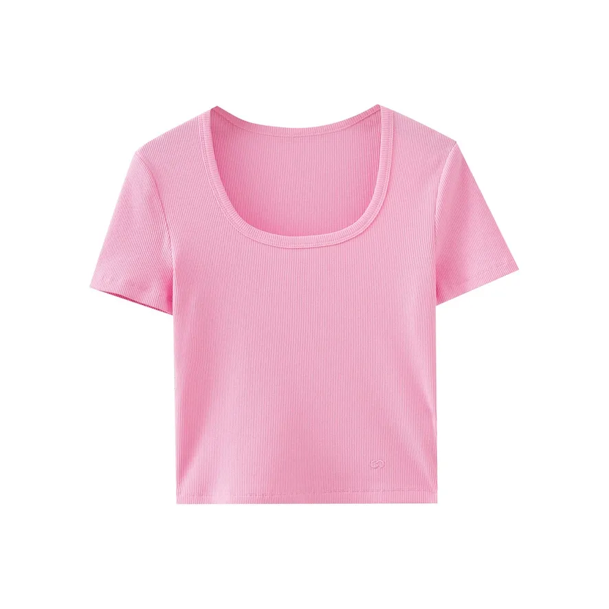 SHUIYUNJIAN Summer Comfortable Minimalist Style Dopamine Dressing Knitwear Women's